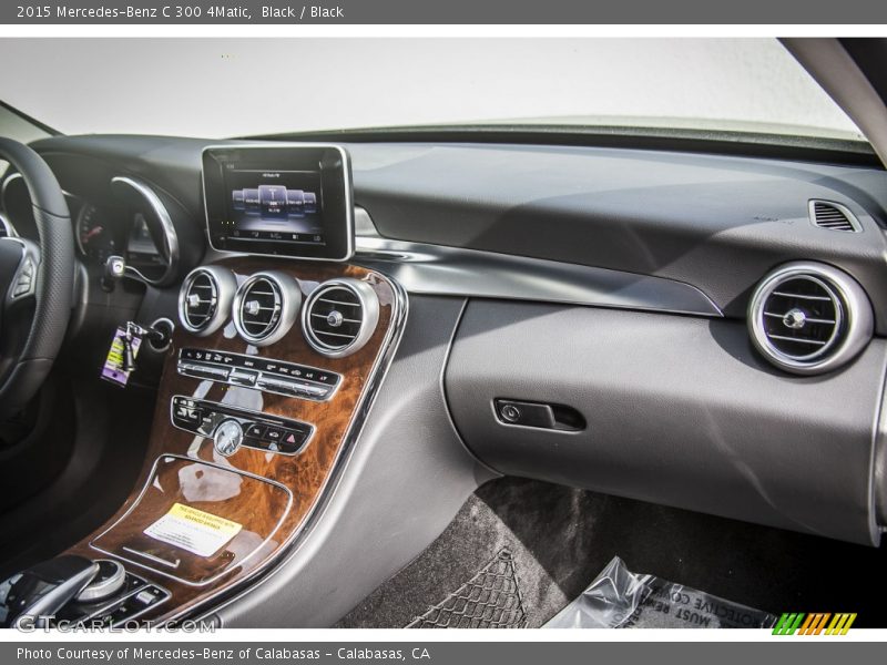 Black / Black 2015 Mercedes-Benz C 300 4Matic