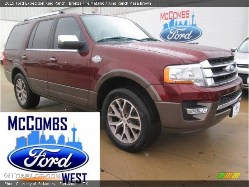 Bronze Fire Metallic / King Ranch Mesa Brown 2015 Ford Expedition King Ranch
