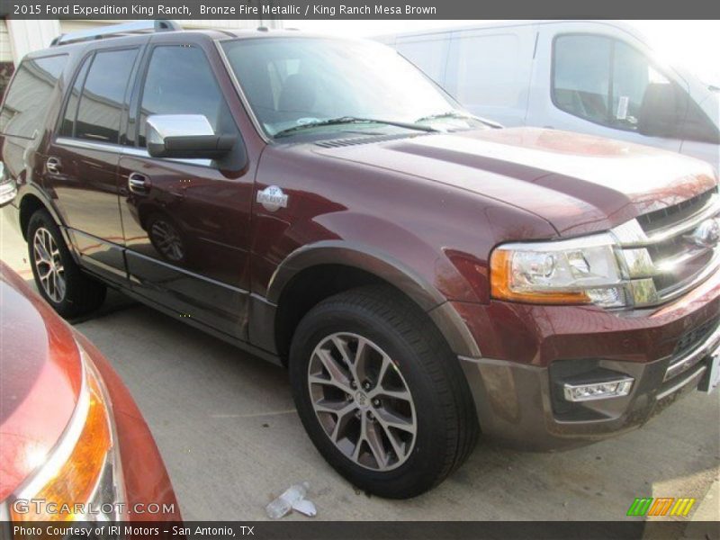 Bronze Fire Metallic / King Ranch Mesa Brown 2015 Ford Expedition King Ranch