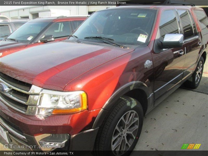 Bronze Fire Metallic / King Ranch Mesa Brown 2015 Ford Expedition King Ranch