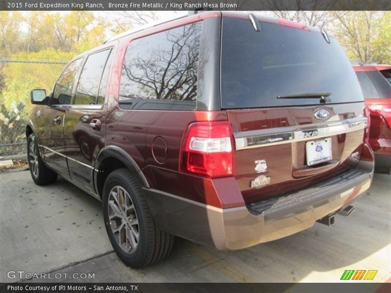 Bronze Fire Metallic / King Ranch Mesa Brown 2015 Ford Expedition King Ranch