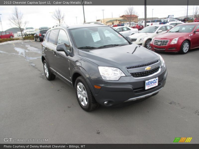 Cyber Gray Metallic / Black 2013 Chevrolet Captiva Sport LS