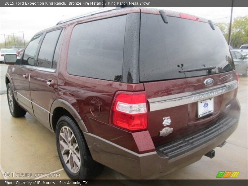 Bronze Fire Metallic / King Ranch Mesa Brown 2015 Ford Expedition King Ranch