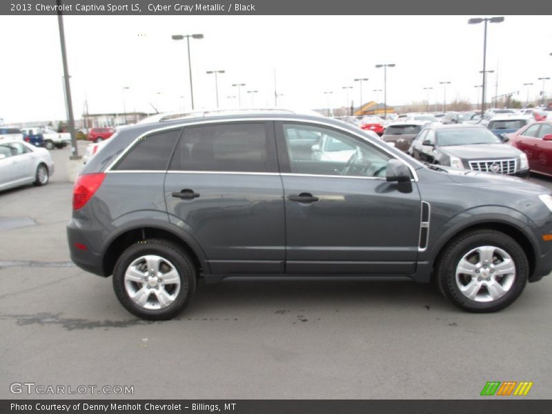 Cyber Gray Metallic / Black 2013 Chevrolet Captiva Sport LS