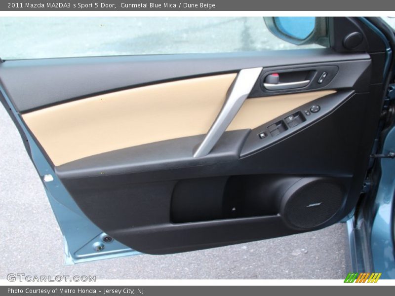 Gunmetal Blue Mica / Dune Beige 2011 Mazda MAZDA3 s Sport 5 Door