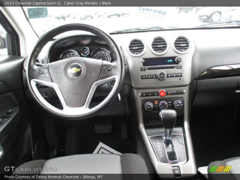 Cyber Gray Metallic / Black 2013 Chevrolet Captiva Sport LS