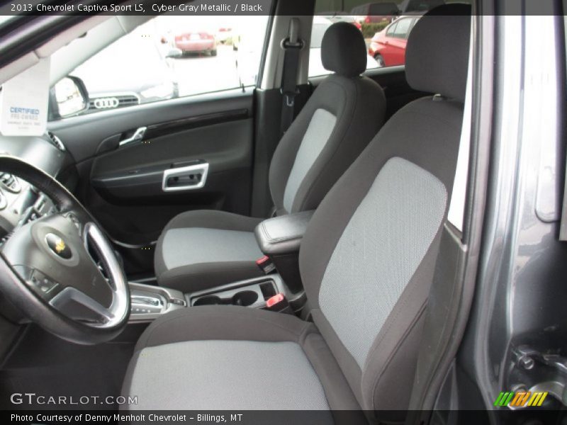 Cyber Gray Metallic / Black 2013 Chevrolet Captiva Sport LS