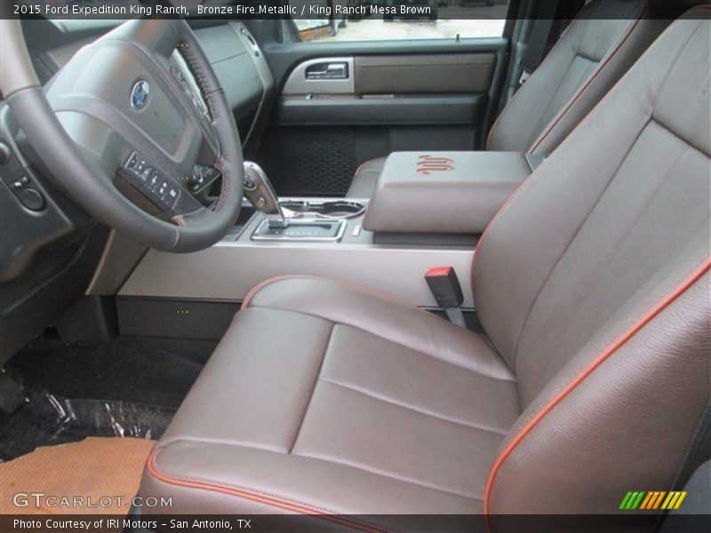 Front Seat of 2015 Expedition King Ranch