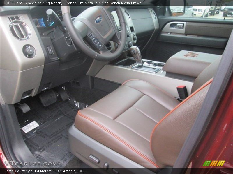 Front Seat of 2015 Expedition King Ranch