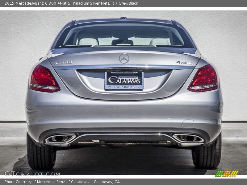 Paladium Silver Metallic / Grey/Black 2015 Mercedes-Benz C 300 4Matic