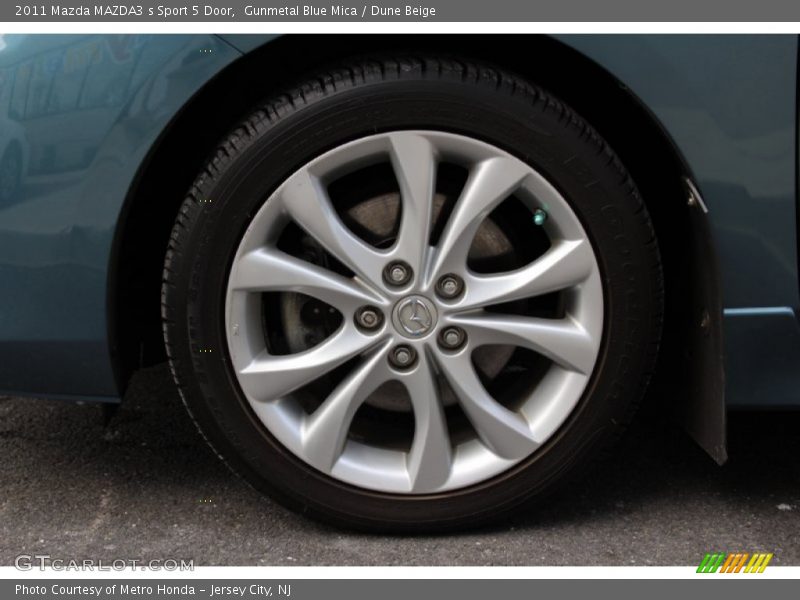 Gunmetal Blue Mica / Dune Beige 2011 Mazda MAZDA3 s Sport 5 Door
