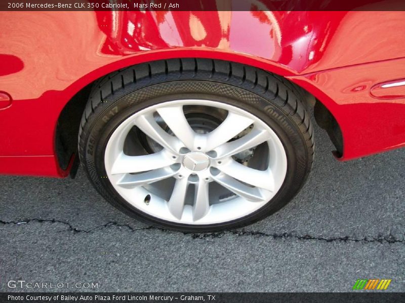 Mars Red / Ash 2006 Mercedes-Benz CLK 350 Cabriolet