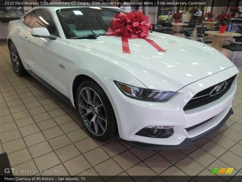 Front 3/4 View of 2015 Mustang 50th Anniversary GT Coupe