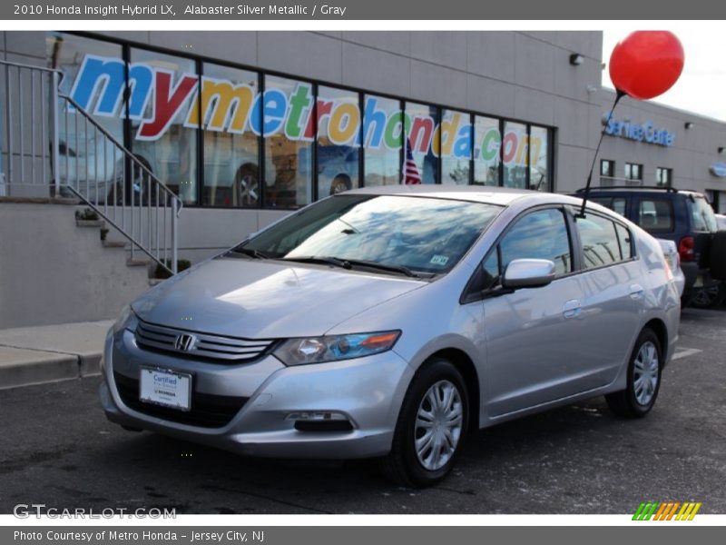 Alabaster Silver Metallic / Gray 2010 Honda Insight Hybrid LX