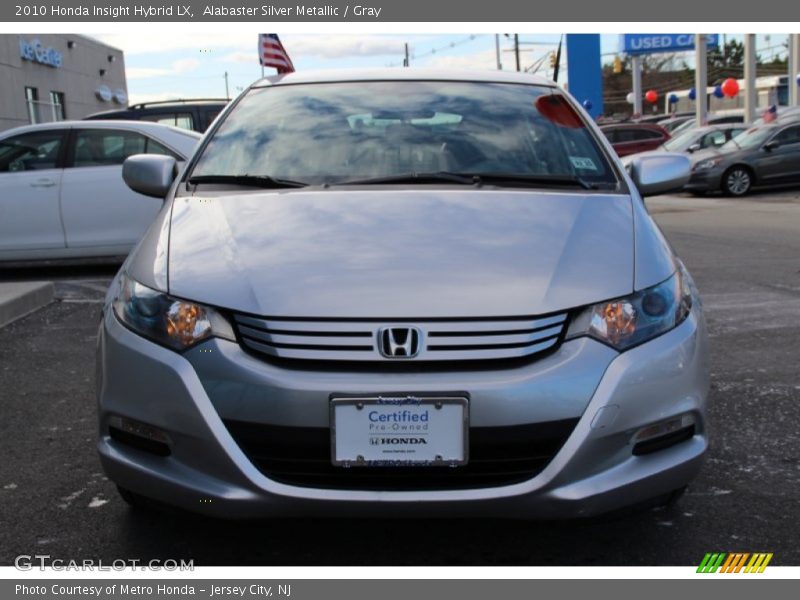 Alabaster Silver Metallic / Gray 2010 Honda Insight Hybrid LX