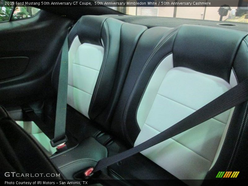 Rear Seat of 2015 Mustang 50th Anniversary GT Coupe