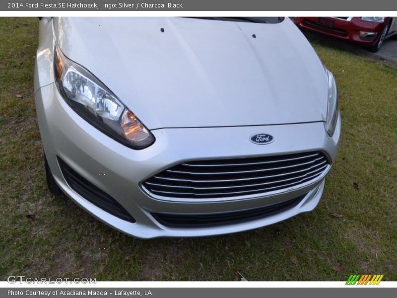 Ingot Silver / Charcoal Black 2014 Ford Fiesta SE Hatchback