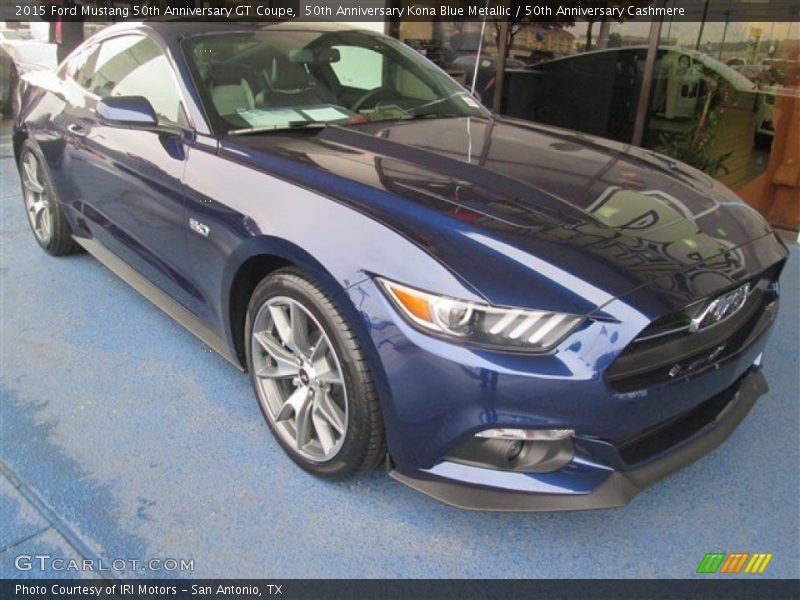 Front 3/4 View of 2015 Mustang 50th Anniversary GT Coupe