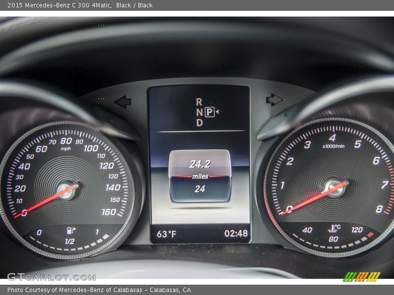 Black / Black 2015 Mercedes-Benz C 300 4Matic
