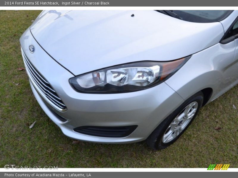 Ingot Silver / Charcoal Black 2014 Ford Fiesta SE Hatchback