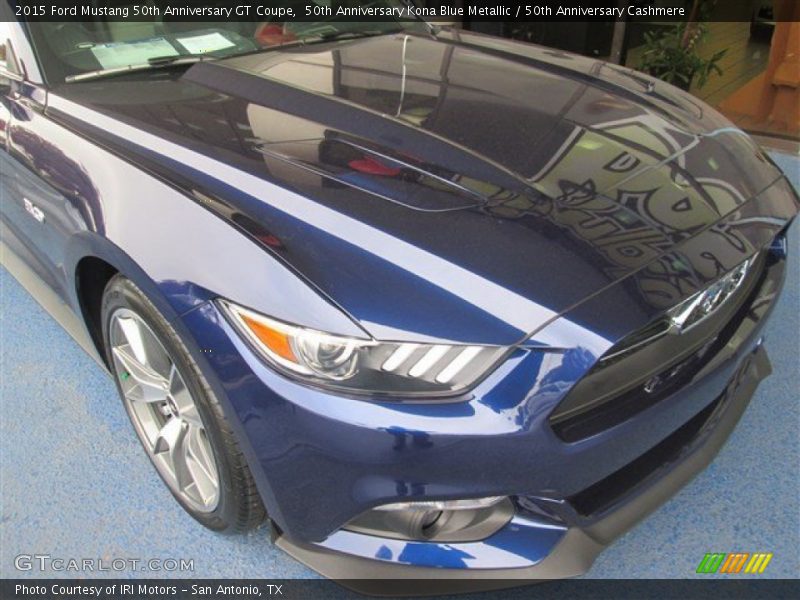 50th Anniversary Kona Blue Metallic / 50th Anniversary Cashmere 2015 Ford Mustang 50th Anniversary GT Coupe