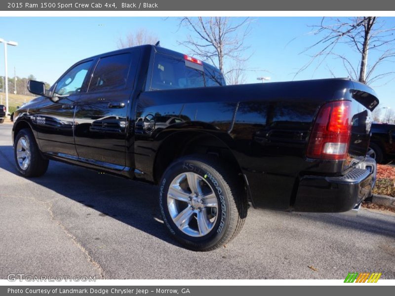 Black / Black 2015 Ram 1500 Sport Crew Cab 4x4