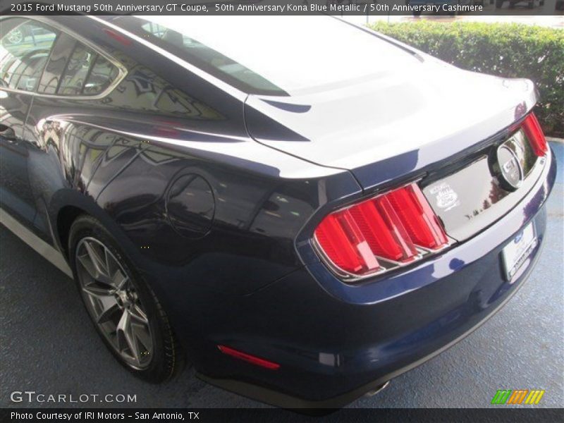 50th Anniversary Kona Blue Metallic / 50th Anniversary Cashmere 2015 Ford Mustang 50th Anniversary GT Coupe