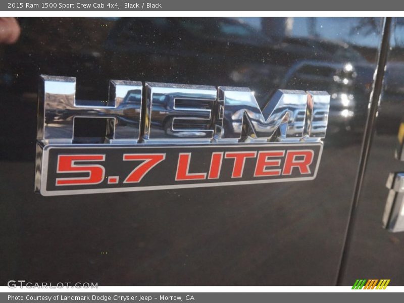 Black / Black 2015 Ram 1500 Sport Crew Cab 4x4