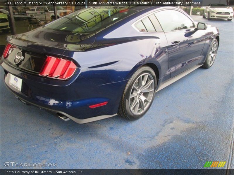 50th Anniversary Kona Blue Metallic / 50th Anniversary Cashmere 2015 Ford Mustang 50th Anniversary GT Coupe