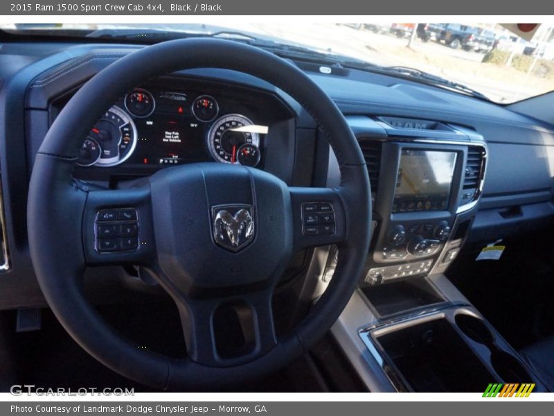 Black / Black 2015 Ram 1500 Sport Crew Cab 4x4