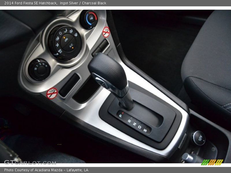 Ingot Silver / Charcoal Black 2014 Ford Fiesta SE Hatchback