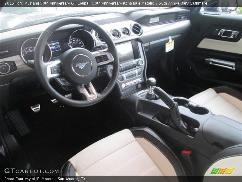 2015 Mustang 50th Anniversary GT Coupe 50th Anniversary Cashmere Interior