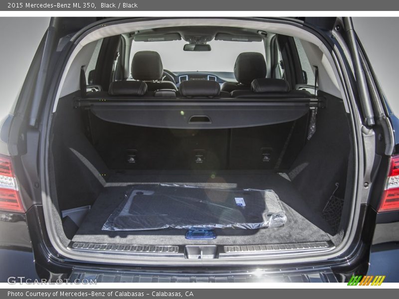 Black / Black 2015 Mercedes-Benz ML 350