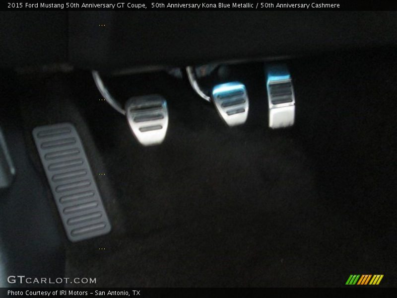 50th Anniversary Kona Blue Metallic / 50th Anniversary Cashmere 2015 Ford Mustang 50th Anniversary GT Coupe