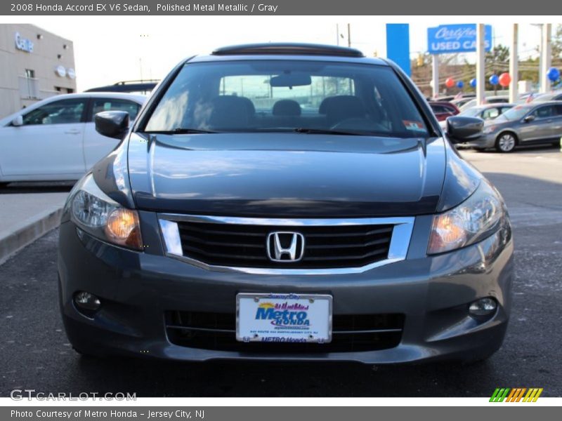 Polished Metal Metallic / Gray 2008 Honda Accord EX V6 Sedan