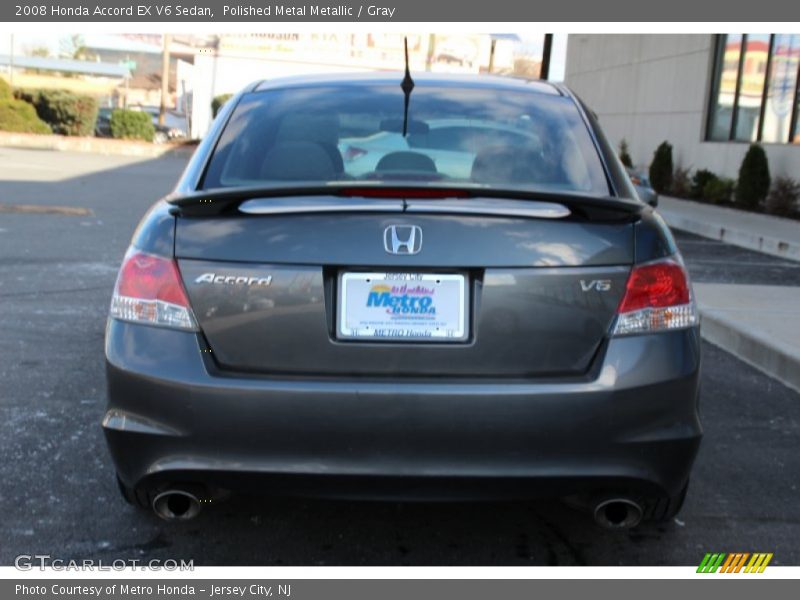 Polished Metal Metallic / Gray 2008 Honda Accord EX V6 Sedan