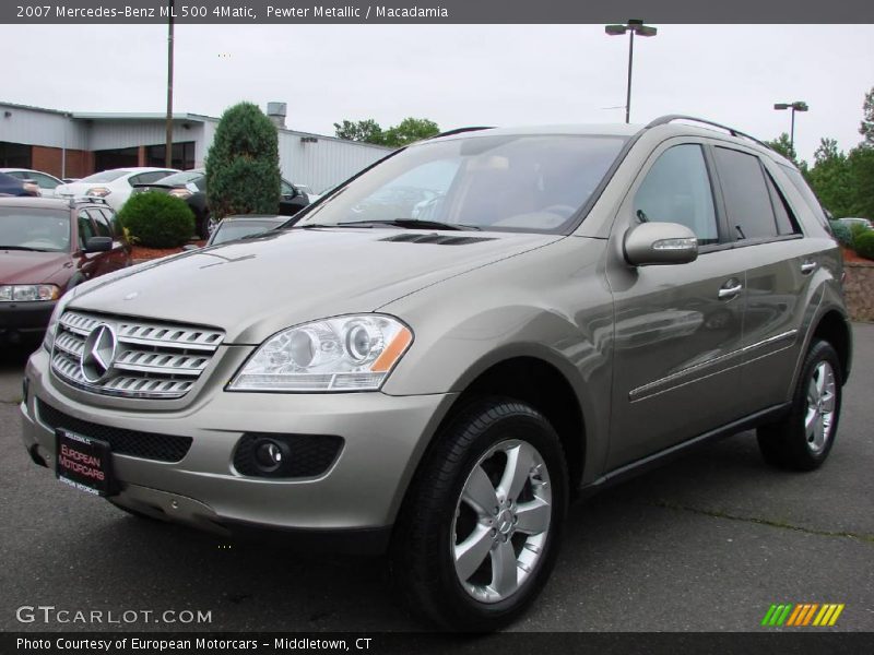 Pewter Metallic / Macadamia 2007 Mercedes-Benz ML 500 4Matic