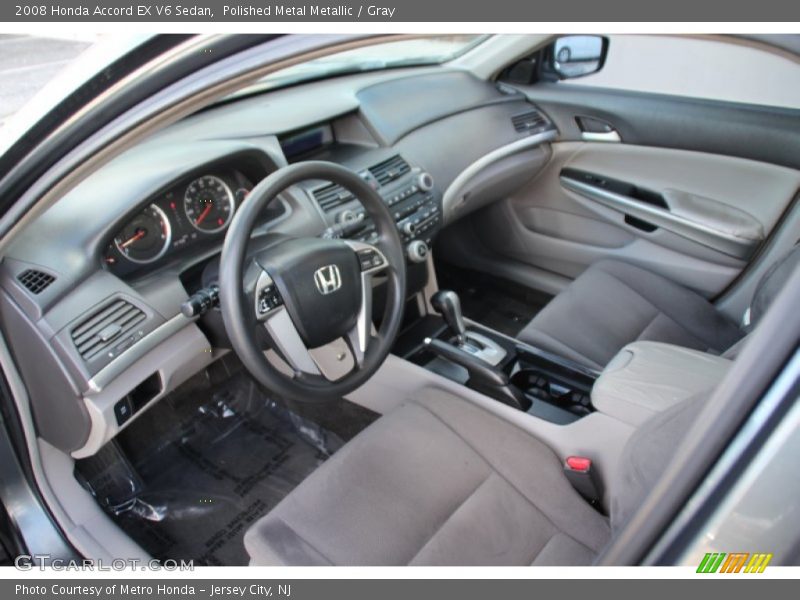 Gray Interior - 2008 Accord EX V6 Sedan 