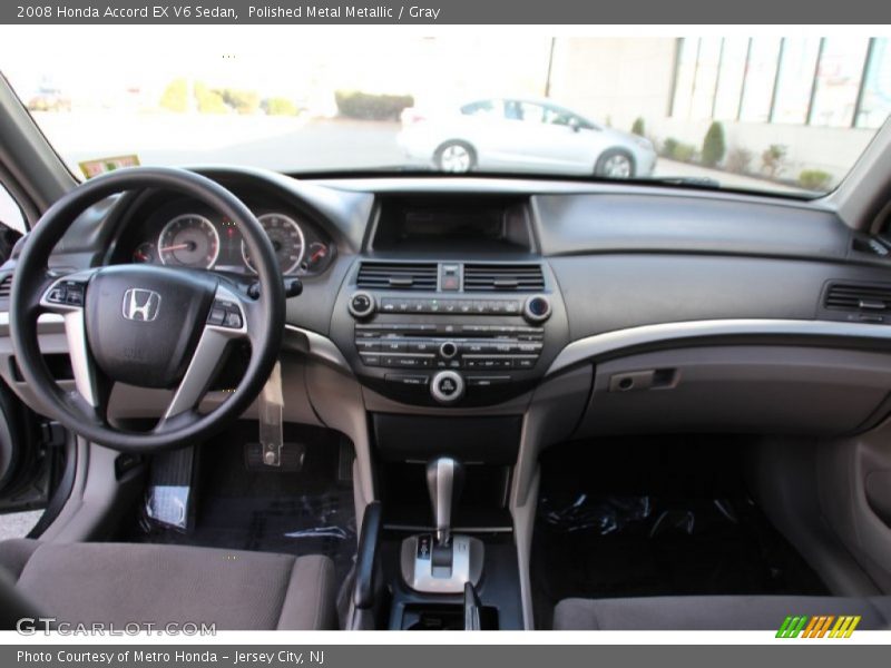 Polished Metal Metallic / Gray 2008 Honda Accord EX V6 Sedan