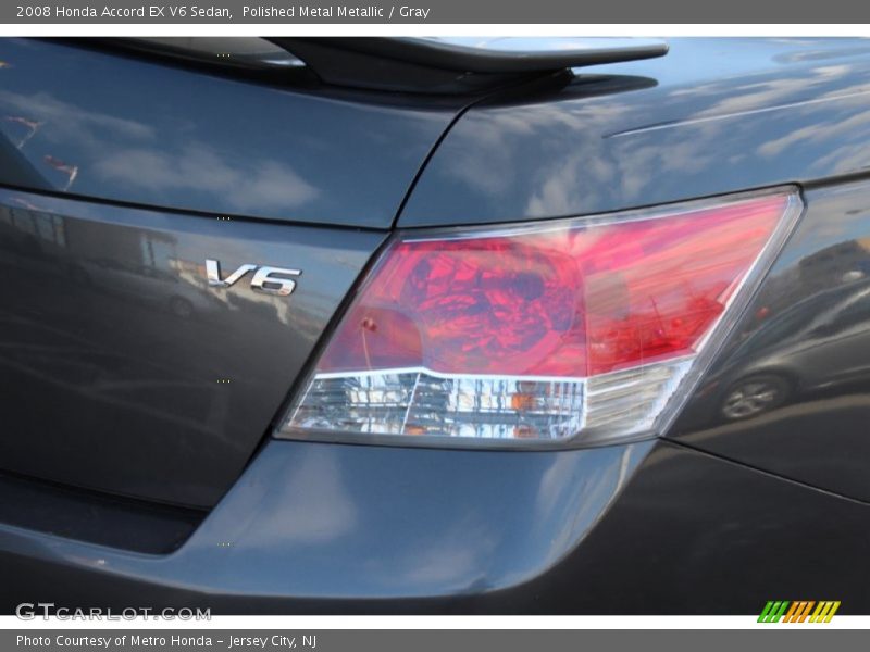 Polished Metal Metallic / Gray 2008 Honda Accord EX V6 Sedan