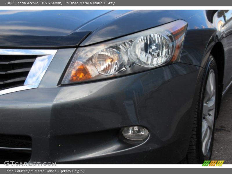 Polished Metal Metallic / Gray 2008 Honda Accord EX V6 Sedan