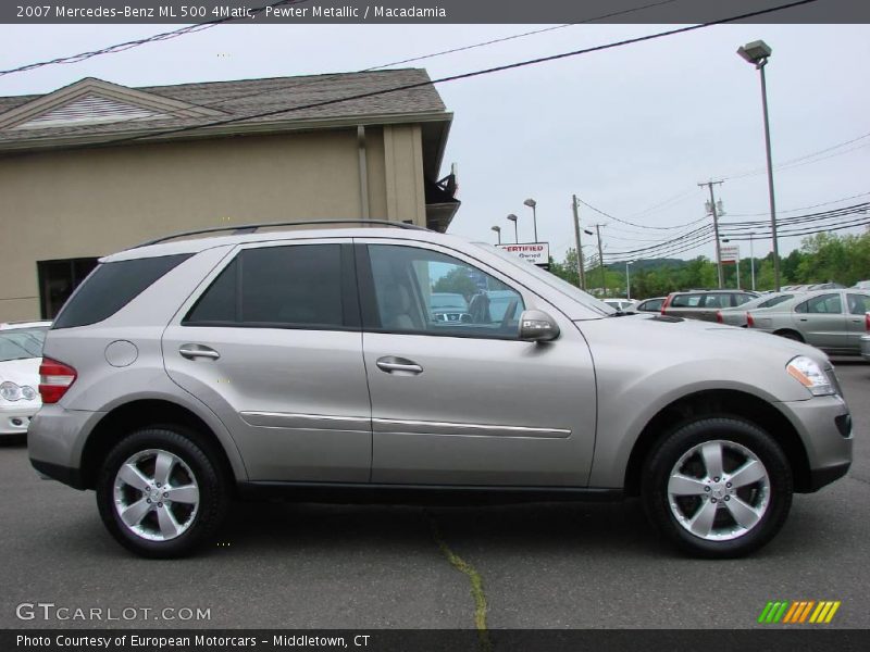 Pewter Metallic / Macadamia 2007 Mercedes-Benz ML 500 4Matic