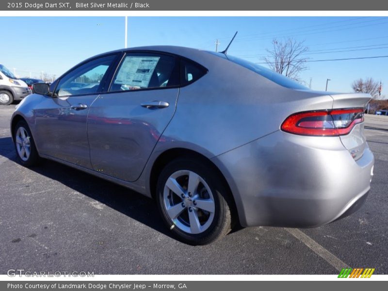 Billet Silver Metallic / Black 2015 Dodge Dart SXT