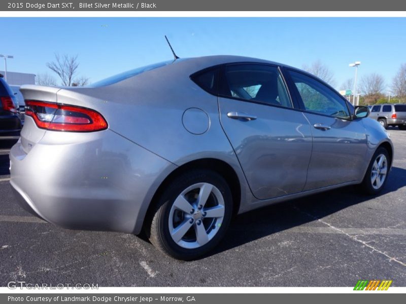 Billet Silver Metallic / Black 2015 Dodge Dart SXT