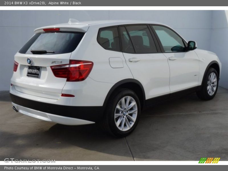Alpine White / Black 2014 BMW X3 xDrive28i