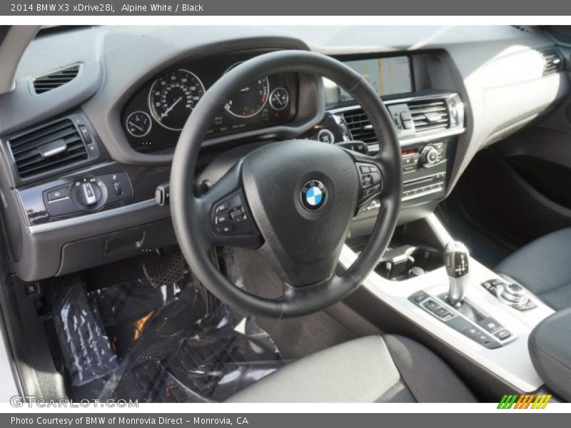 Alpine White / Black 2014 BMW X3 xDrive28i