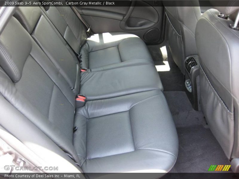 Carbon Gray Metallic / Black 2009 Saab 9-5 Aero SportCombi