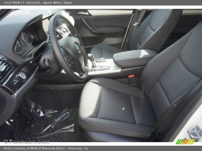 Alpine White / Black 2014 BMW X3 xDrive28i