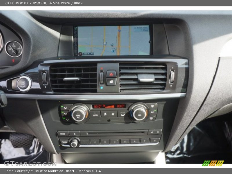 Alpine White / Black 2014 BMW X3 xDrive28i