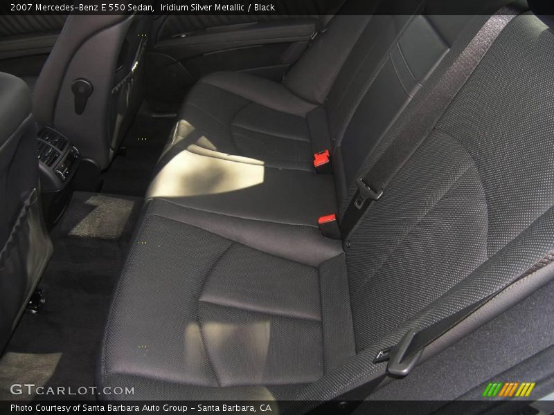 Iridium Silver Metallic / Black 2007 Mercedes-Benz E 550 Sedan